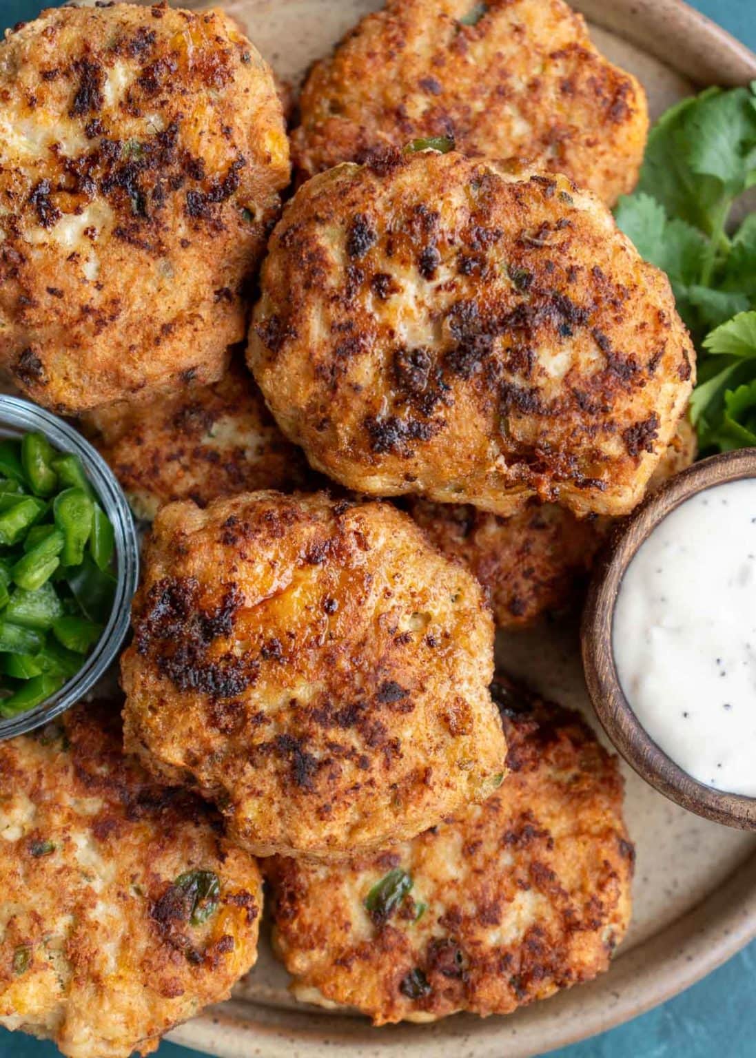 Jalapeño Cheddar Chicken Fritters The Best Keto Recipes
