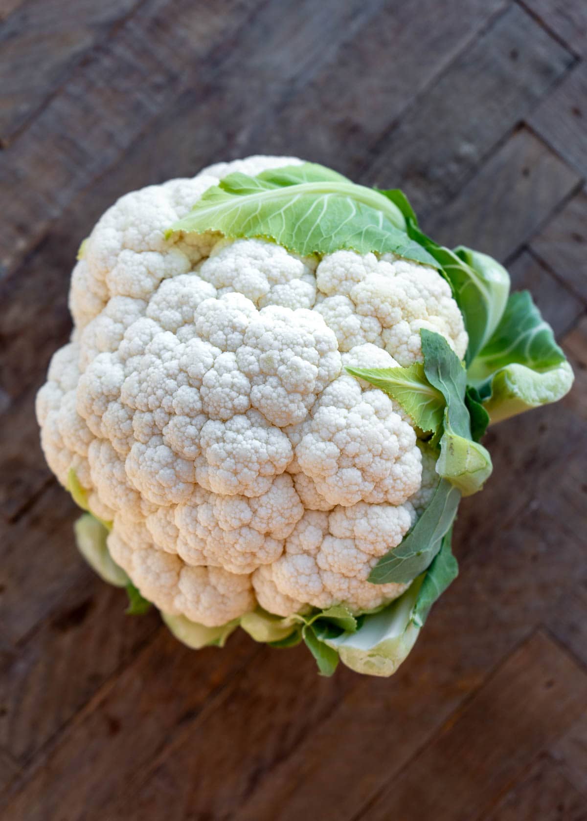 a whole cauliflower head