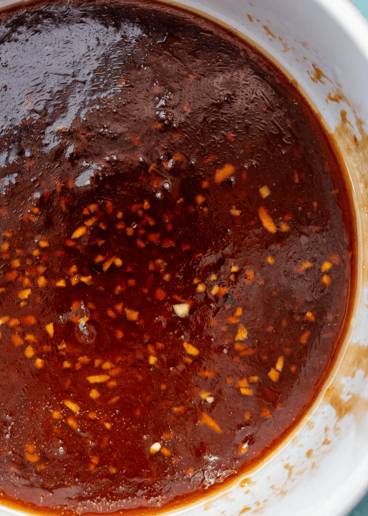 asian sauce in a saucepot